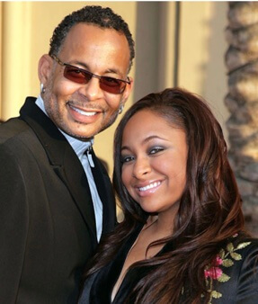 Christopher B. Pearman with his daughter, Raven Symone.